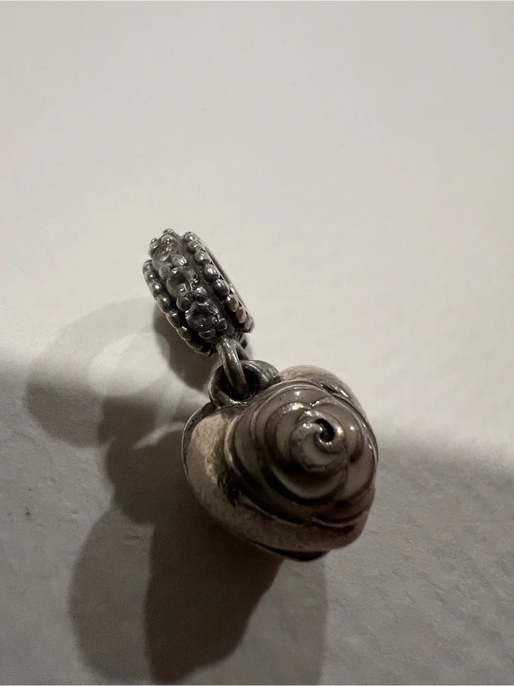 Pandora Sterling Silver Mother’s Rose Heart Charm Pendant